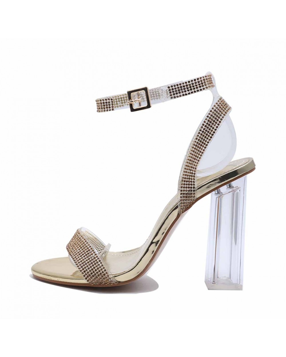 Chaussure talon transparent best sale