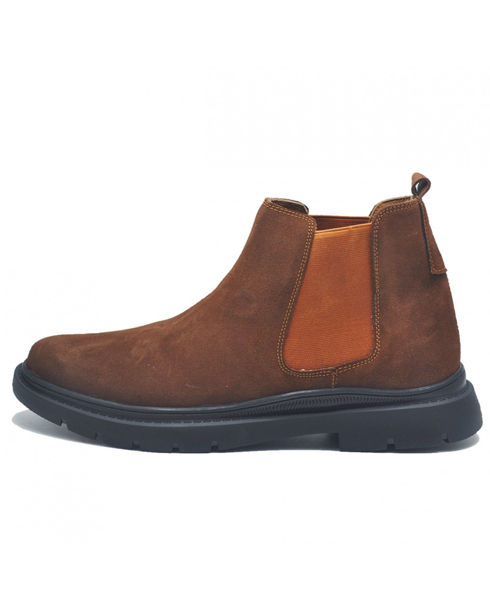 bottines cuir camel